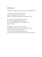 Hợp âm guitar bài hát chờ em 