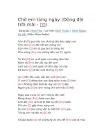 Hợp âm guitar bài hát chờ em từng ngày 