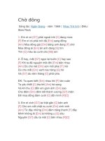 Hợp âm guitar bài hát chờ đông 