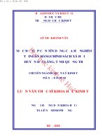 Mức độ tiếp cận tín dụng của hộ nghèo tại Ngân hàng Chính sách xã hội huyện Hải Lăng, tỉnh Quảng Trị_2
