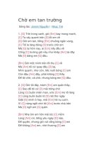 Hợp âm guitar bài hát chờ em tan trường 