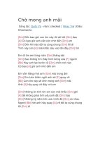 Hợp âm guitar bài hát chờ mong anh mãi 