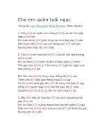 Hợp âm guitar bài hát cho em quên tuổi ngọc 