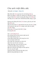 Hợp âm guitar bài hát cho anh một điều ước 