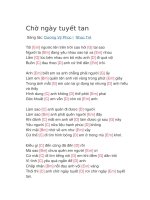 Hợp âm guitar bài hát chờ ngày tuyết tan 