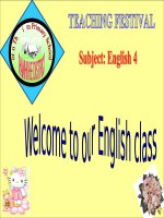 TIENG ANH 4 UNIT 19  LESSON 1  1+2