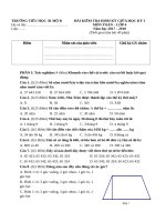 GIÁO ÁN TIỂU HỌC TOÁN 4   GK1   TH ái mộ