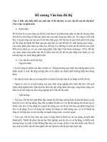 Đề cương văn hóa đô thị trường đại học Văn Hóa Hà Nội