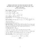 De giua ki i, toan 9 