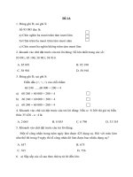 4 đề ôn tập TOÁN 4 