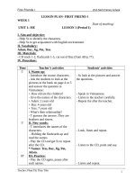 LESSON PLAN- FIRST FRIEND 1