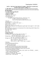 giáo án dạy thêm tiếng anh lớp 7 sách mới