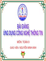 Bài giảng ôn tập chương i hình 9 minh anh 