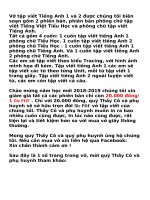 VO TAP VIET TIENG ANH 1 VA 2 