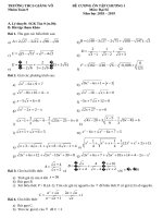 TOÁN 9 đc CHƯƠNG 1 THCS GIẢNG võ 2018 2019 