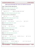 PHÂN DẠNG đề THI học kì i TOÁN 8 năm 2017 converted 