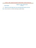GIÁO ÁN TIỂU HỌC TOÁN 5   HKI   PBT 02   TH VINSCHOOL 