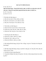 BÀI tập về HÌNH THANG 