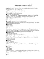 TRẮC NGHIỆM THƯƠNG MẠI QUỐC TẾ- CÓ ĐÁP ÁN