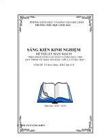 SKKN biện pháp nâng cao chất lượng dạy và học quy trình vẽ theo âm nhạc lớp 4,5 ở tiểu học