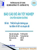 SLIDE THUYẾT TRÌNH: DỰ ÁN XÂY DỰNG ĐOẠN ĐƯỜNG QUA HAI ĐIỂM A5-B5