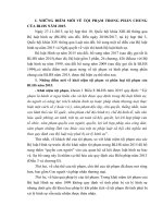 Điểm mới về tội phạm và hình phạt trong Bộ luật hình sự năm 2015, sửa đổi, bổ sung năm 2017