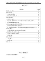 SKNN một số phương pháp đổi mới để nâng cao hiệu quả trong dạy học môn vật lý