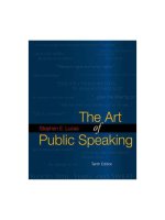 The Art of Public Speaking
