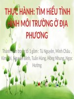 Bài thực hành : tìm hiểu chương trình địa phương ( Sinh 9 )