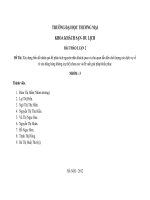 Xây dựng biểu đồ nhân quả để phân tích nguyên nhân khách quan và chủ quan dẫn đến chất lượng các dịch vụ về vé của hãng hàng không (cụ thể) chưa cao và đề xuất giải pháp khắc phục