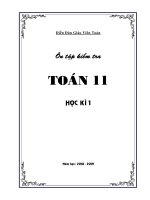 20 đề ôn tập môn toán học kỳ 1 lớp 11