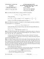 Bộ đề thi chọn đội tuyển dự thi HSG quốc gia môn toán THPT năm 2018 2019
