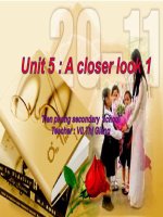 Tieng anh 6 .Unit 5 Closer look 1 (chuan)