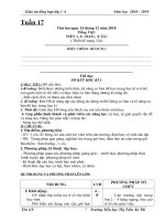 Tuần 17 giáo án lớp 1 soạn theo ĐHPTNLHS năm học 2018   2019 