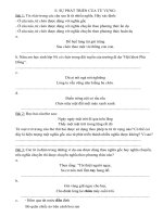 BÀI tập TIẾNG VIỆT 9   tự SOẠN 