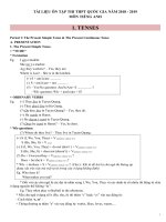 Tai lieu on tap THPT 2018 ( Môn Tiếng Anh)