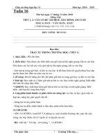 Tuần 16 giáo án lớp 1 soạn theo ĐHPTNLHS năm học 2018   2019 