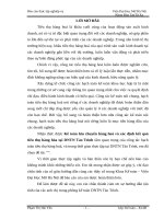 Kế toán lưu chuyển hàng hoá và xác định kết quả tiêu thụ hàng hóa tại DNTN tảo trình 