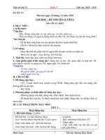 Tuần 17 giáo án lớp 3 soạn theo ĐHPTNLHS năm học 2018   2019 