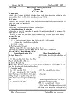 Tuần 19 giáo án lớp 4 soạn theo ĐHPTNLHS năm học 2018   2019 