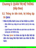 Bài giảng quản trị hệ thống t2
