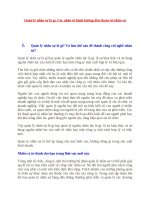 Quản lý nhân sự và các yếu tố ảnh hưởng đến quản lý nhân sự