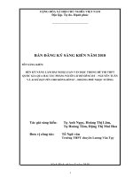 SKKN rèn kỹ NĂNG làm bài NGHỊ LUẬN văn học TRONG đề THI THPT QG QUA HAI tác PHẨM NGƯỜI lái đò SÔNG đà NGUYỄN TUÂN và AI đã đặt tên CHO DÒNG SÔNG