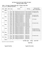KẾ HOẠCH GIẢNG DẠY MÔN TIN HOC 2018-19 (1)