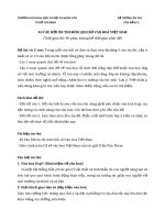 Tài liệu ôn thi Cơ sở văn hoá Việt Nam