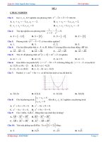 đề cương ôn tập thi học kỳ 1 Toán 10 có đáp án