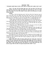 BÀI dự  THI  tìm hiểu kiến thức pháp luật