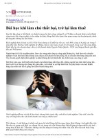 Bài học khi làm chủ thất bại, trở lại làm thuê