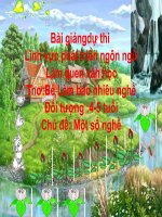 giao an thơ   bé làm bao nhiêu nghề