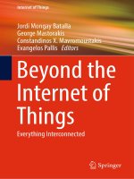 (Internet of things  technology, communications and computing) jordi mongay batalla, george mastorakis, constandinos x  mavromoustakis, evangelos pallis (eds ) beyond the internet of things  everything